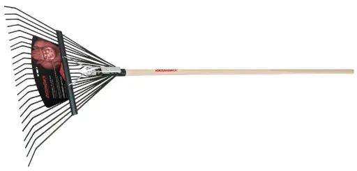 [RAZORBACK-2911200] 24" Spring Steel Tine Rake 54" Hardwood Handle (Razorback)