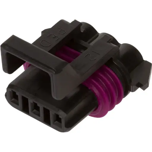 [MP12110293] 3-Way Black Sealed Female Connector (Metri-Pack 150)