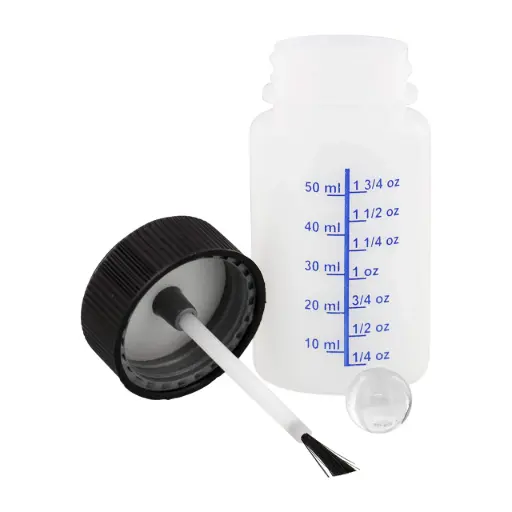 [BOTTLETU-2-WM] 2oz Touch-Up Paint Bottle W/Brush Top Lid & Marble