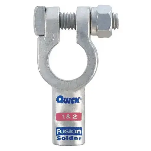 [QC406301N] 1-2Ga Negative Solder Battery Terminal Connector (Fusion/QuickCable)