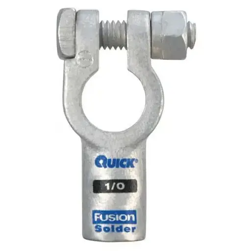 [QC406310N] 1/0 Negative Solder Battery Terminal Connector (Fusion/QuickCable)