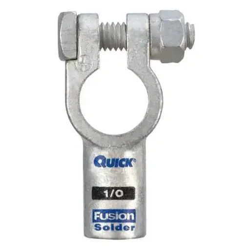 [QC406310P] 1/0 Positive Solder Battery Terminal Connector (Fusion/QuickCable)