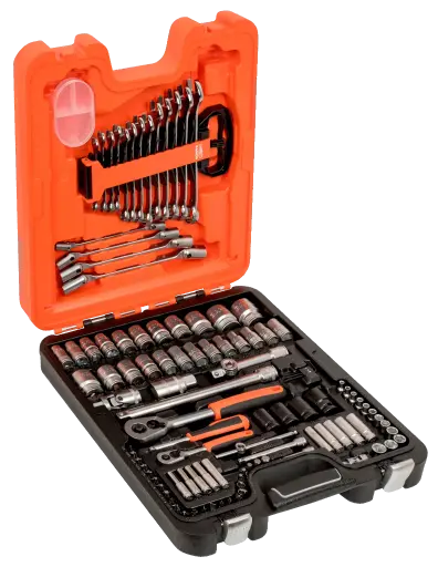 [BAHCO-S106] 106Pc 1/4" & 1/2" Drive Tool Set W/Sockets & Wrenches (Bahco)