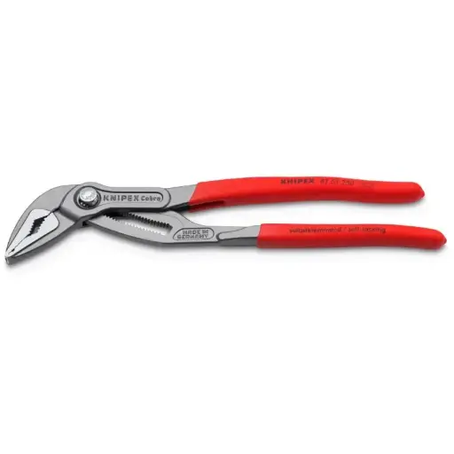 [KNIPEX-8751250SBA] 250mm (10") Cobra ES Extra-Slim Pliers Forged (Knipex)