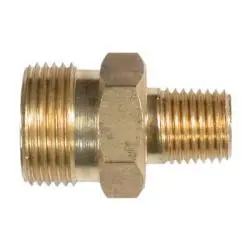 [PWA22X6M] M22 X 3/8" MNPT Pressure Washer Adapter Brass