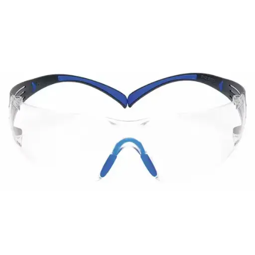 [3M-SF401SGAF-BLU] SecureFit Clear Lens/Frame Safety Glasses (3M)