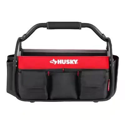[HUSKY-HD70017-TH] 17" Tote 18 Pocket Open Top Tool Bag