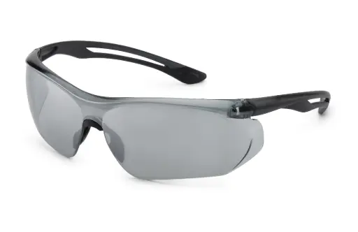 [SG37GY8M] Parallax Silver Mirror Lens Safety Glasses (Gateway)