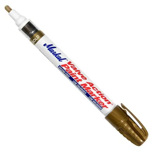 [MARKAL96827] Gold Valve Action Paint Marker (Markal)