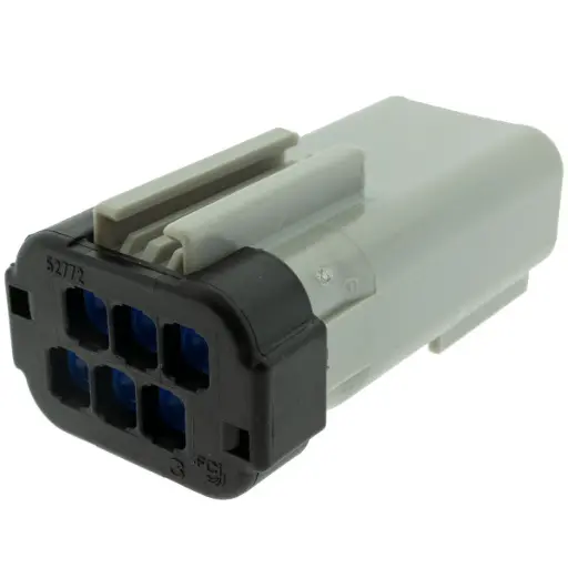 [APX13589577] 6 Way Sealed Male Connector [B Key] (Aptiv APEX 2.8)