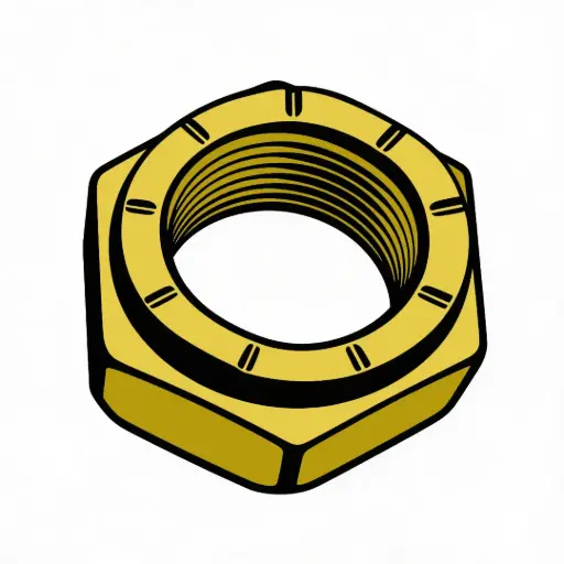 [37CNCL9YZ] 3/8"-16 Hex Collar Locknut GR.9 YZ