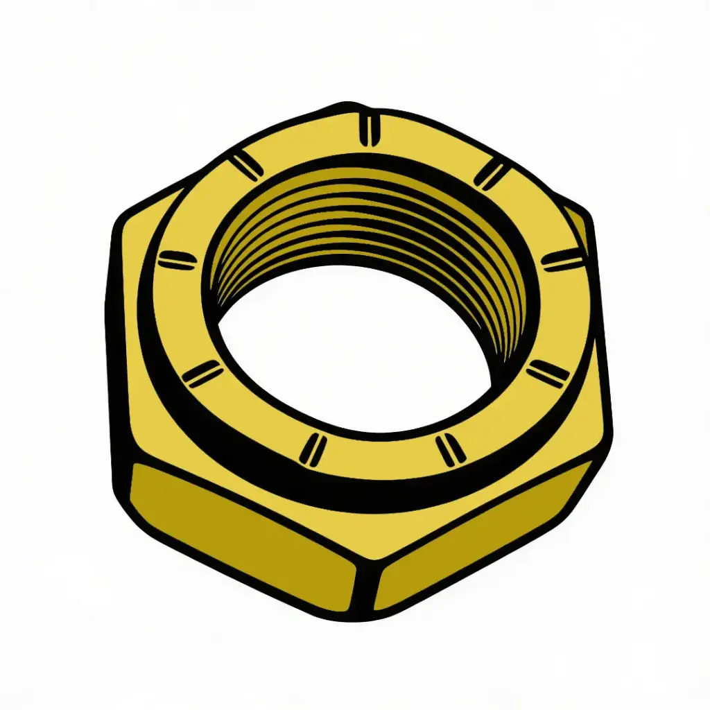 1/2"-13 Hex Collar Locknut GR.9 YZ