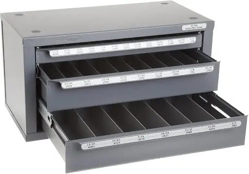 [VEVOR-ET3-A] 1/16 thru 1/2 Fractional Drill Bit Dispenser Drawer (Vevor)