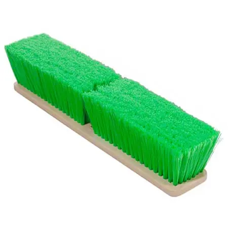 [BRUSHVEHICLE14] 14" Green Flagged Nylon Vehicle Wash Brush