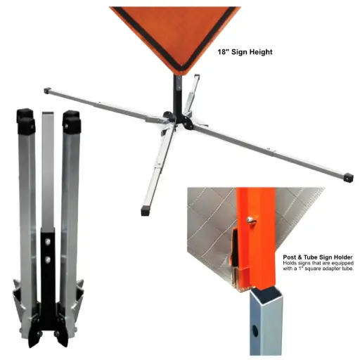 [DKE-DL1000P] Dynalite Sign Stand W/1.25" Square Post