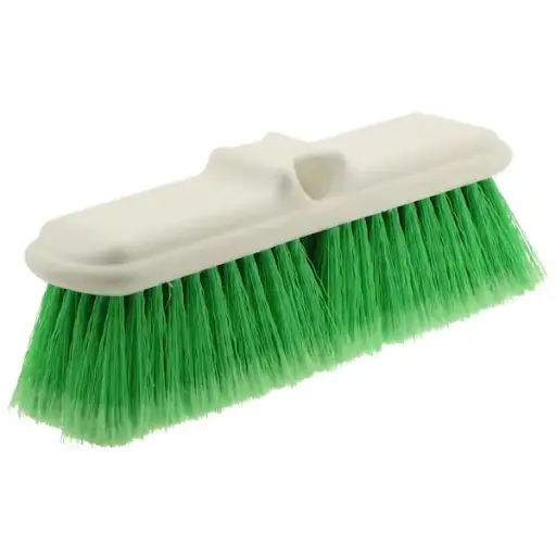 [BRUSH-TB-10] 10" Super Soft Vehicle Wash Brush [Green Nylon] (Vortex)