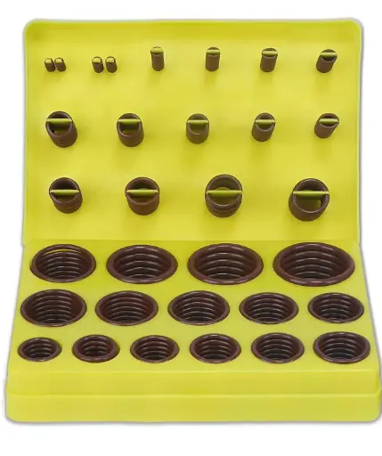 [ORK-MM-V75-386] 386Pc Metric FKM 75 Viton O-Ring Kit [30 Sizes 3mm-44mm]