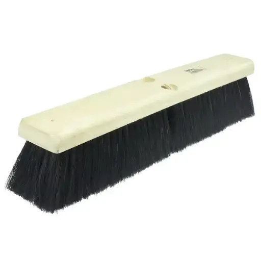 [BROOM14SMOOTH] 14" Smooth Broom Head Threaded (Black)