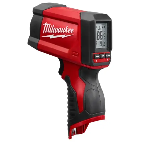 [MILW2278-20] M12 Laser Temperature Gun Infrared 12:1 Thermometer [NIST] BARE TOOL (Milwaukee)