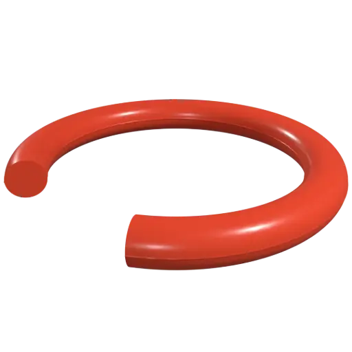 [OR-014-70-S] 1/2" ID X 5/8" OD X 1/16" W x 70A Dur Silicone O-Ring (-014)