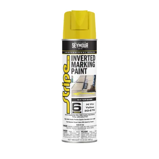 [SEY20-676] Hi-Viz Yellow Water Based Marking Paint 17oz. (Seymour/Stripe)