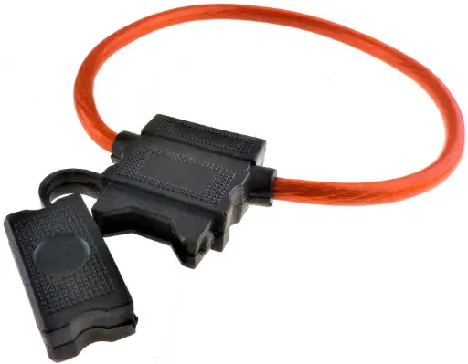 [FHATC8G/40A] 40Amp/8Ga ATC Inline Fuse Holder W/Cap