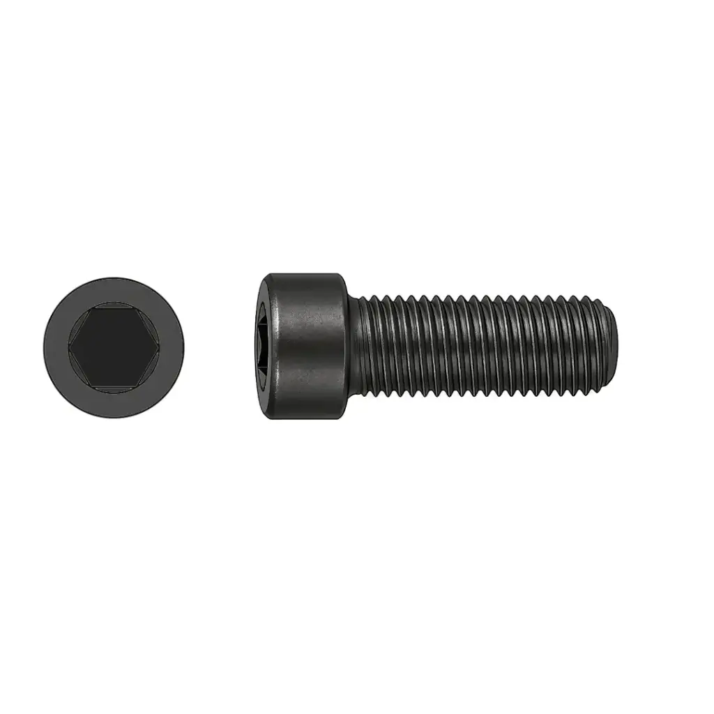 M10-1.50 X 25mm Socket HD Capscrew 12.9 Plain
