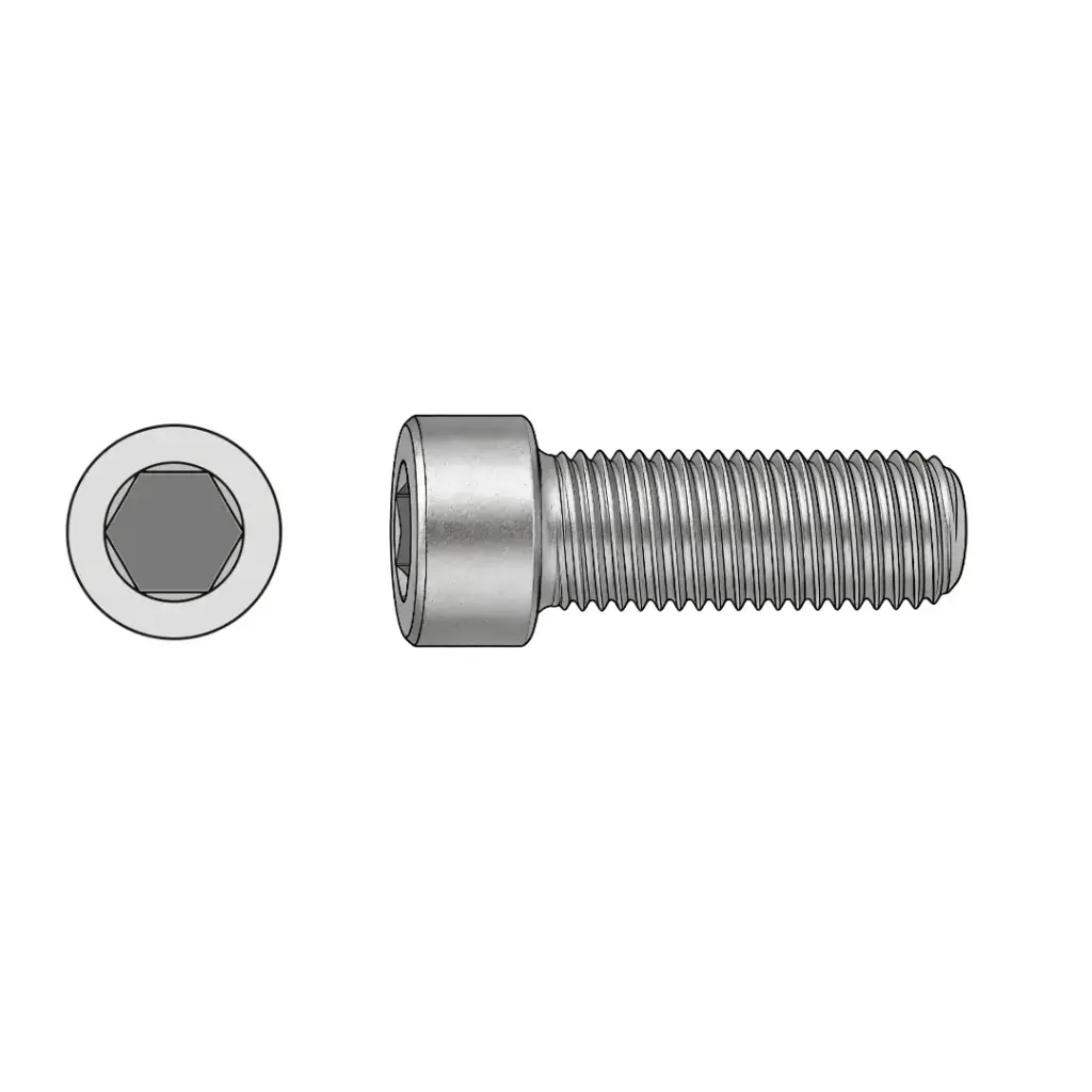 M16-2.0 X 55mm Socket HD Capscrew 12.9 ZP