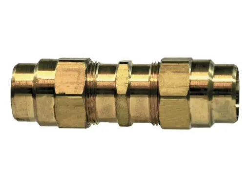 [0933887] 1/2" Air Brake Hose Mender Brass [D.O.T.]