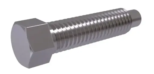 [100C400HTB8YZ-DP] 1"-8 X 4" Custom Hex Tap Cone Bolt W/Dog Point GR.8 YZ
