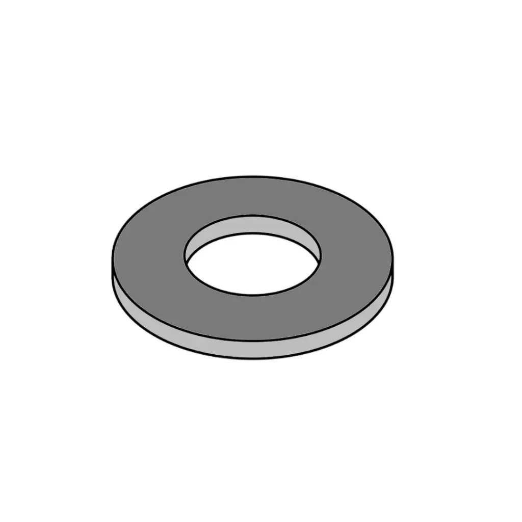 1" Flat Washer SAE ZP