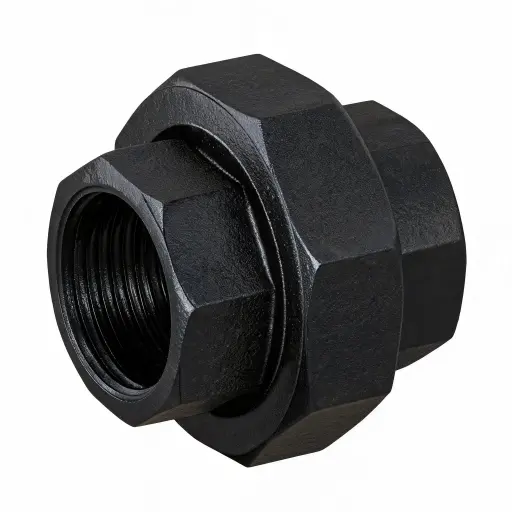 [150NPTUPL] 1-1/2" NPT Union Plain Sch.40