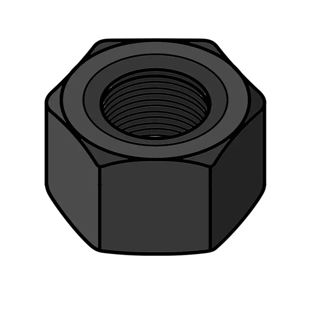 2-1/4"-12 Hex Nut GR.8 Plain